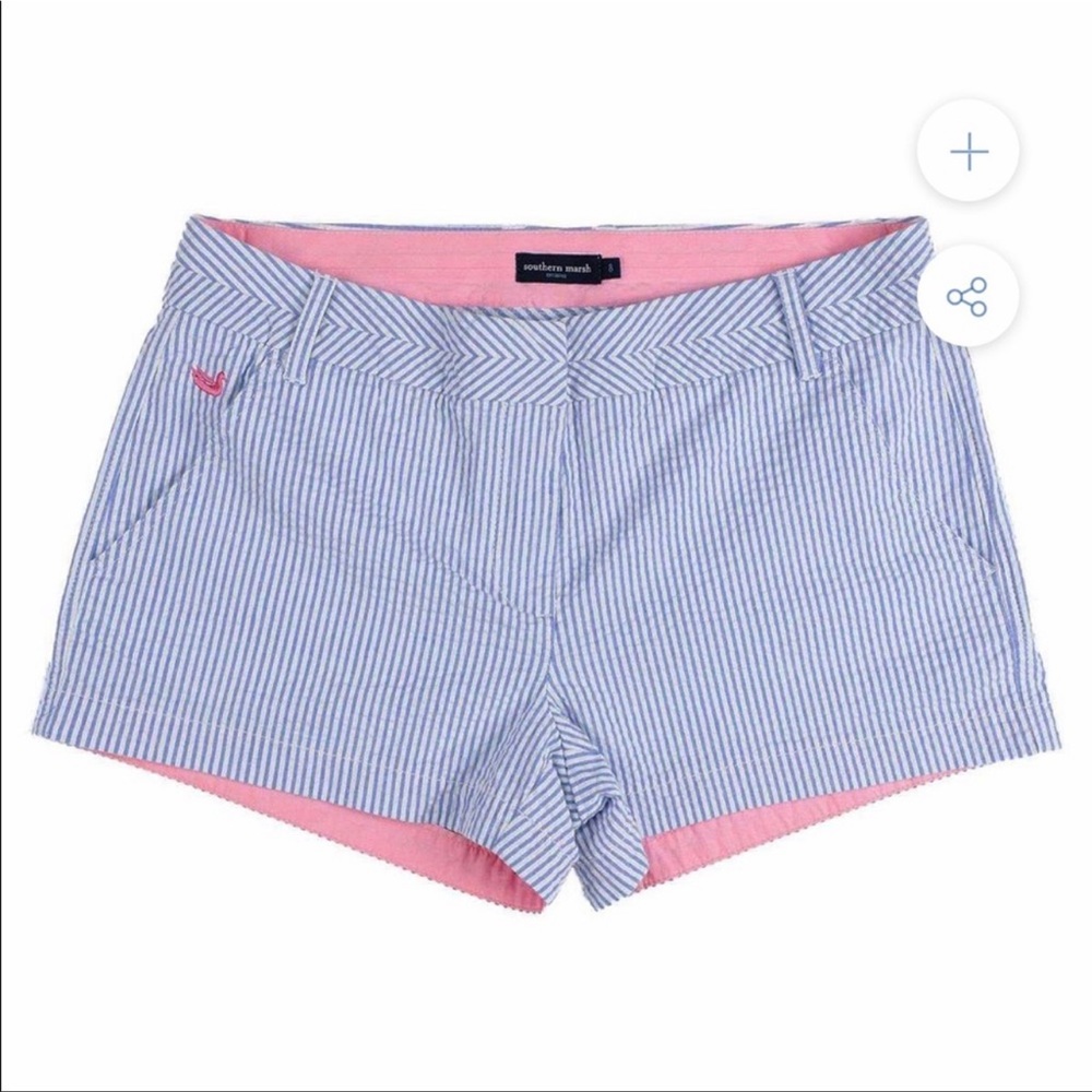 Southern Marsh Seersucker Shorts